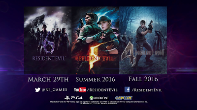 Capcom ger ut Resident Evil 4, 5 och 6 igen