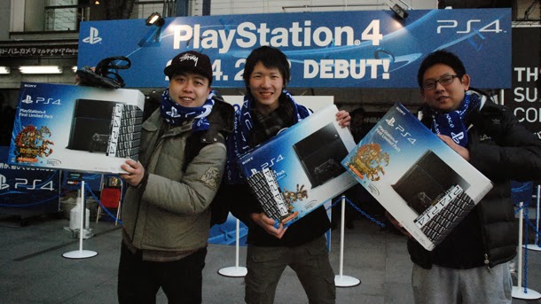Försäljningen för PS4 i Japan